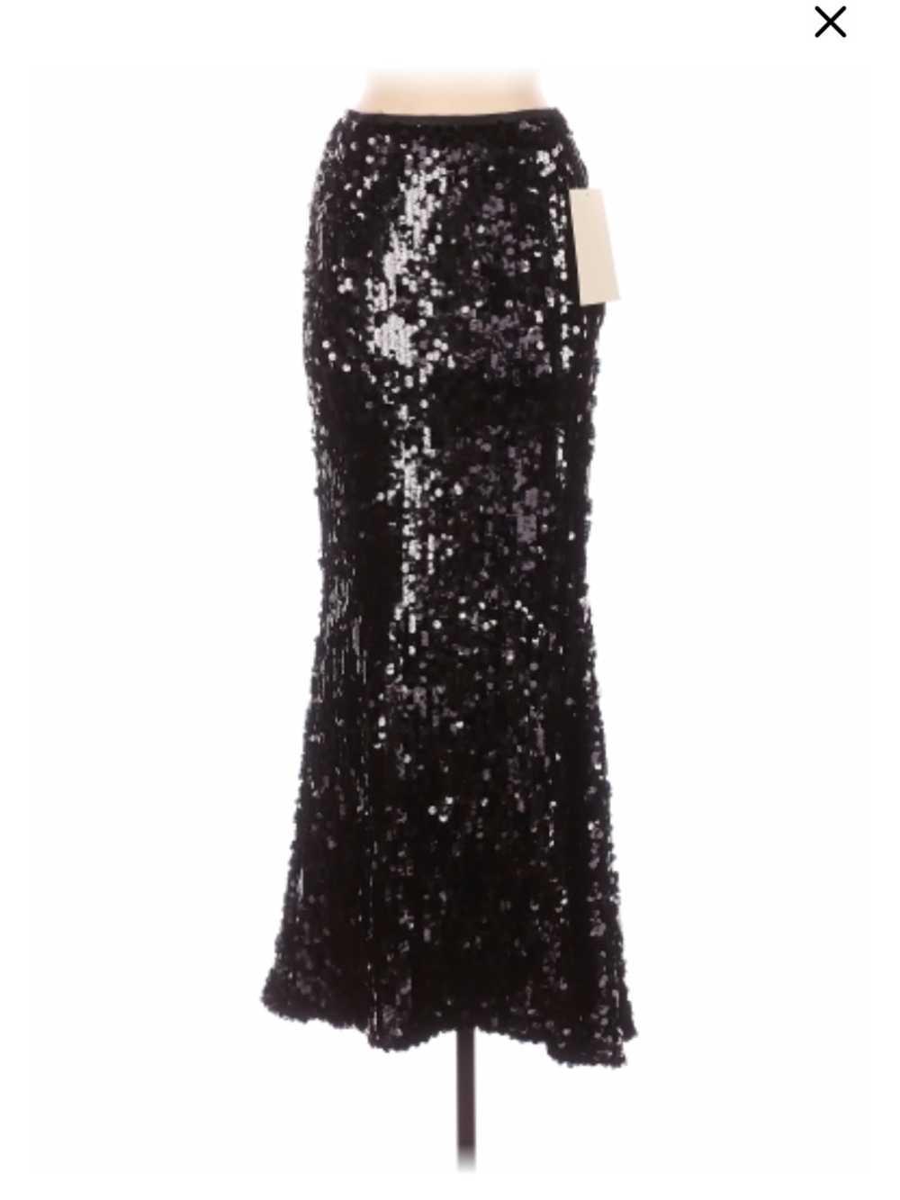 NWT Boston Proper Black Sequin Evening Dress - Elegant Sparkle
